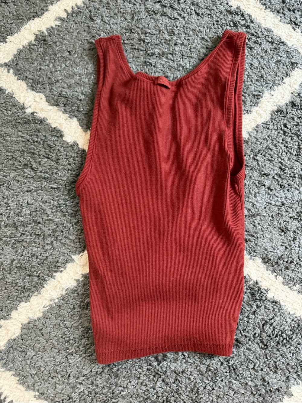 Women's Ribbed Tank Top - Picture 3 of 3
